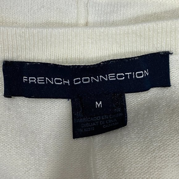NWOT FRENCH CONNECTION Cream Boxy Cut Oversized Sweater Medium - Picture 6 of 7